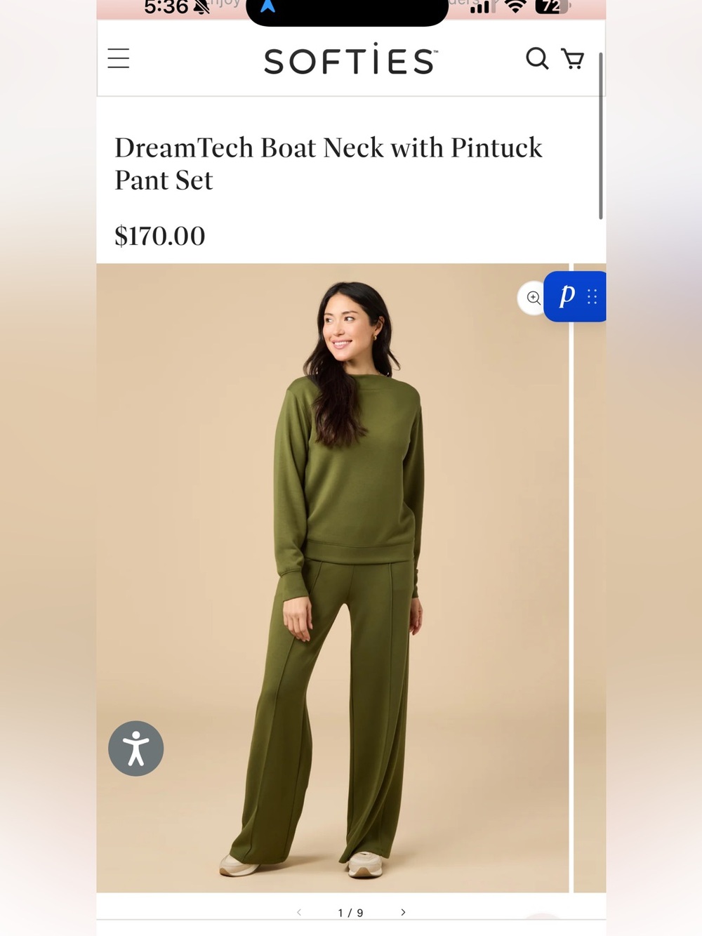 NWT Softies DreamTech Boat Neck Sweater and pintuck pant in color Magenta
SizeXL